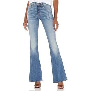 Veronica Beard Beverly Skinny Flare High Rise‎ Jeans Medium Wash Blue Size 33
